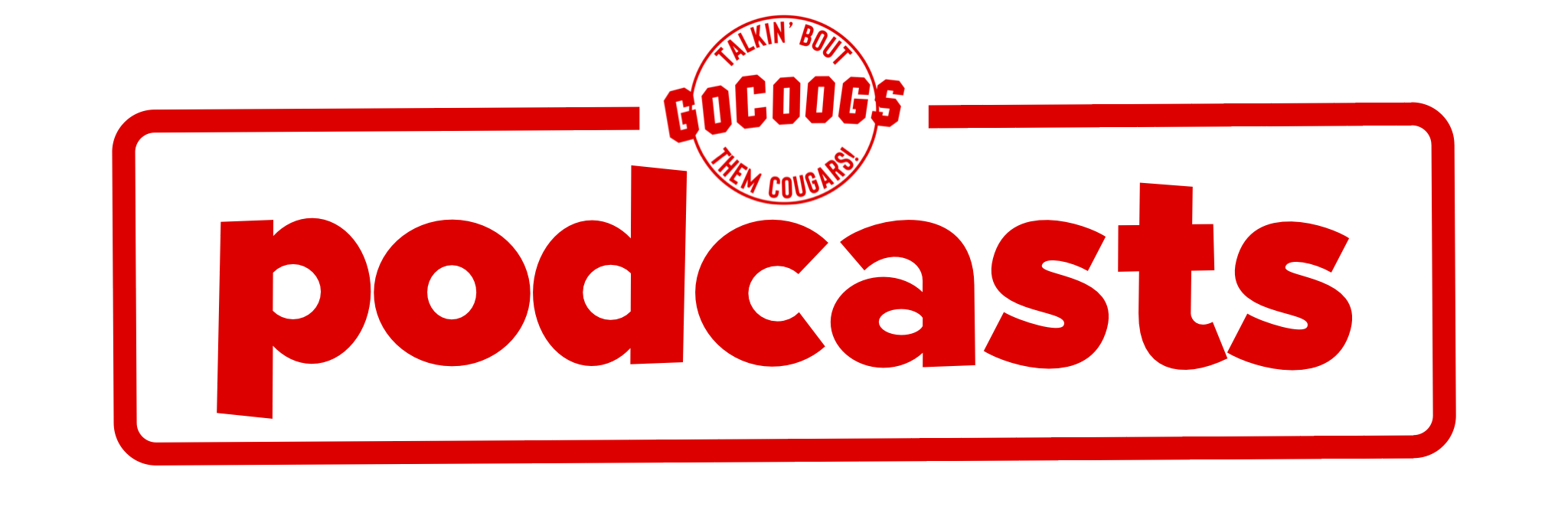 gocoogs podcasts logo small red
